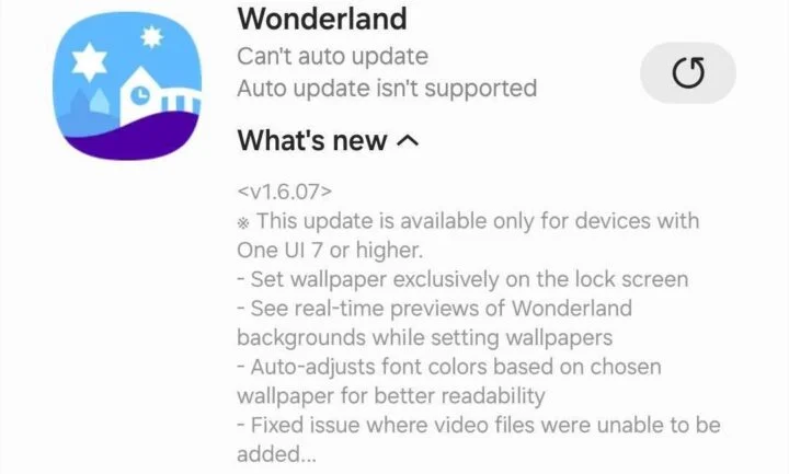Wonderland 1.6.07 update Wonderland 1.6.07 update