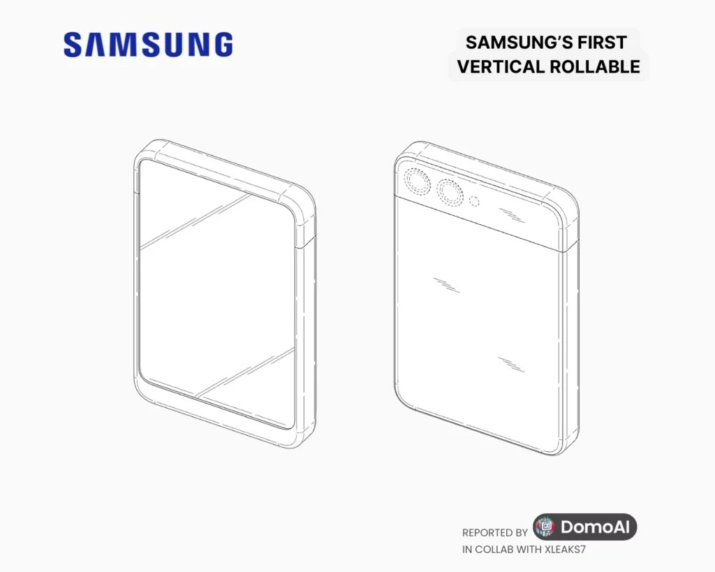 Het concept van een gepromote Samsung-telefoon Het concept van een gepromote Samsung-telefoon