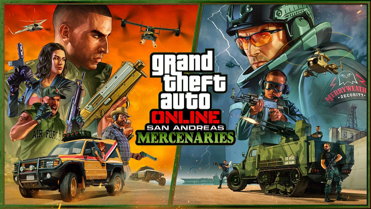 Het is weer heet in Los Santos met de release van de grote San Andreas Mercenaries update voor Grand Theft Auto Online. Rockstar Games heeft de lanceringstrailer Het is weer heet in Los Santos met de release van de grote San Andreas Mercenaries update voor Grand Theft Auto Online. Rockstar Games heeft de lanceringstrailer