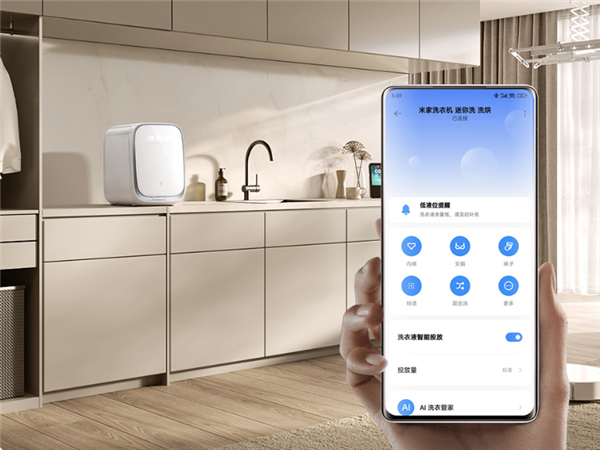 Een wasmachine installeren in het interieur