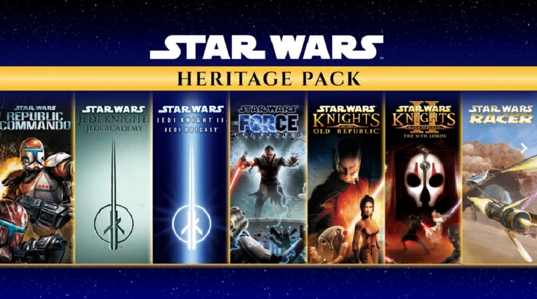 Een geweldig cadeau voor fans: er is een fysieke editie van het Star Wars Heritage Pack aangekondigd voor Nintendo Switch. Het pakket bevat zeven games uit de iconische serie Een geweldig cadeau voor fans: er is een fysieke editie van het Star Wars Heritage Pack aangekondigd voor Nintendo Switch. Het pakket bevat zeven games uit de iconische serie