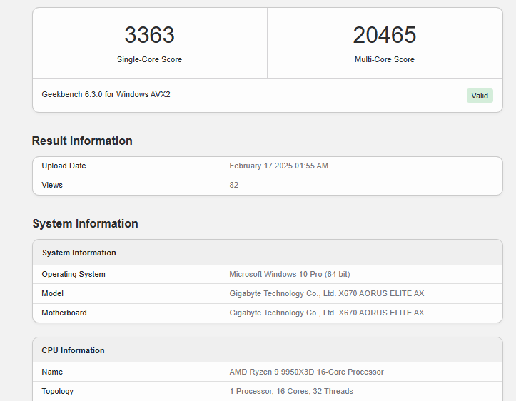 AMD Ryzen 9 9950X3D-prestatietest AMD Ryzen 9 9950X3D-prestatietest