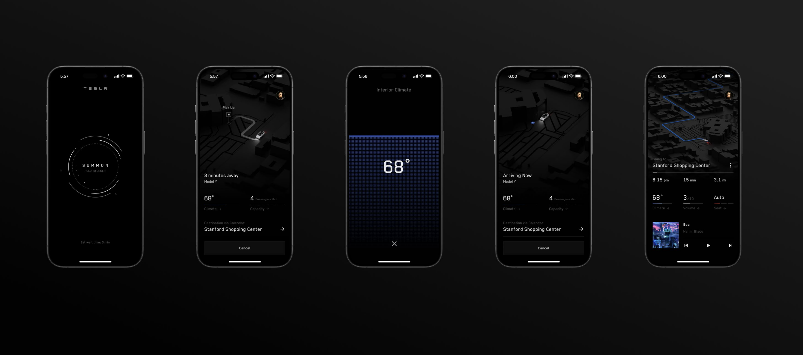 Tesla heeft de robotaxi oproepfunctie in zijn app gezatiseerd Tesla heeft de robotaxi oproepfunctie in zijn app gezatiseerd