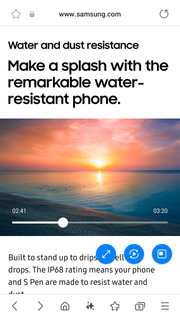 Screenshot van Samsung browser voor Galaxy Fold 7 (2)