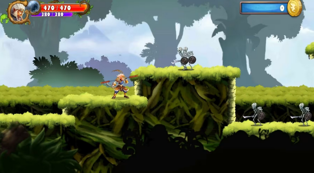Screenshot van het spel Wukong Sun: Zwarte legende 3 Screenshot van het spel Wukong Sun: Zwarte legende 3