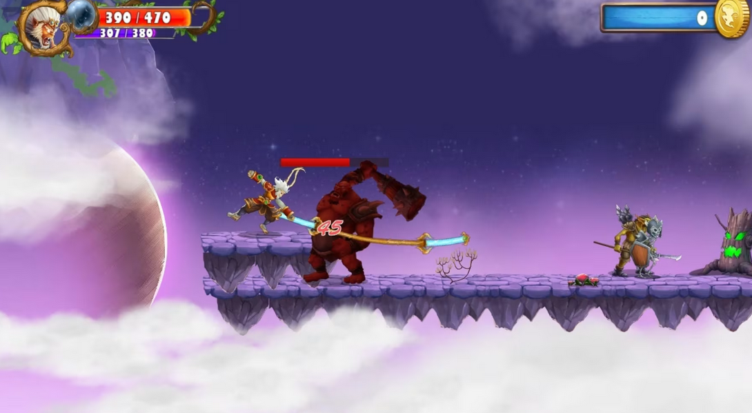 Screenshot van het spel Wukong Sun: Zwarte legende 5 Screenshot van het spel Wukong Sun: Zwarte legende 5
