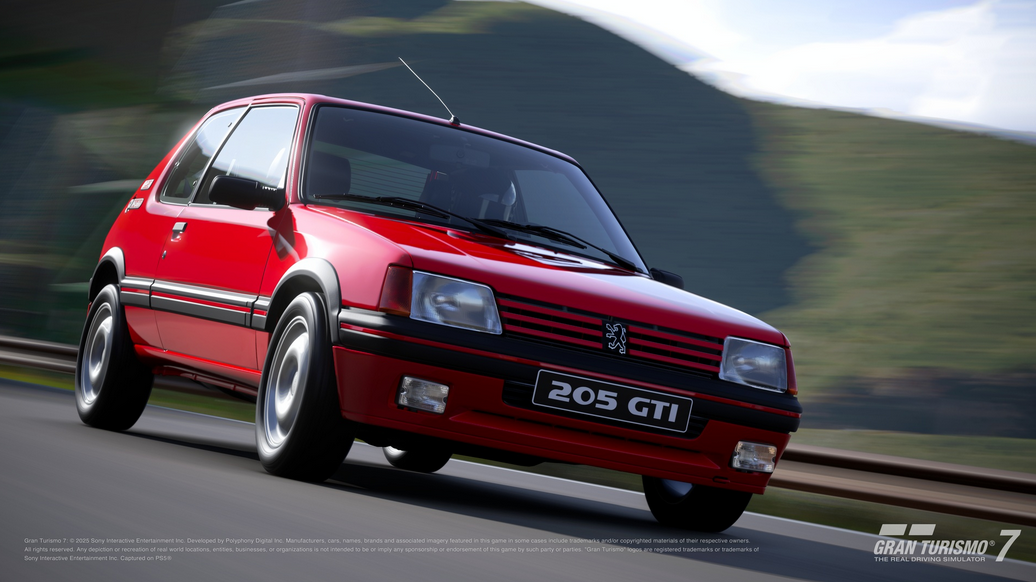 Screenshot van Grand Touring 7 - Peugeot 205 GTI '88 Screenshot van Grand Touring 7 - Peugeot 205 GTI '88