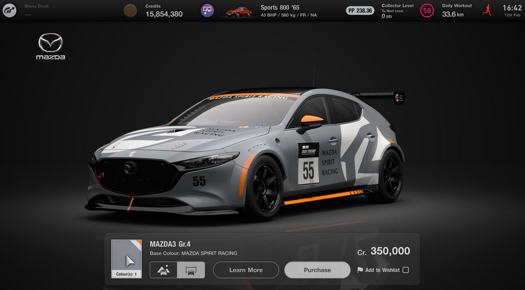 Screenshot van Mazda 3 Gr.4 Screenshot van Mazda 3 Gr.4