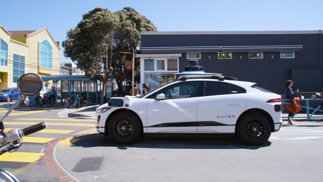 Waymo robot taxi, illustratie Waymo robot taxi