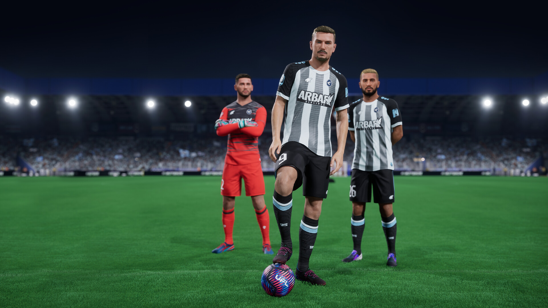 Een speler in de UFL Een speler in de UFL