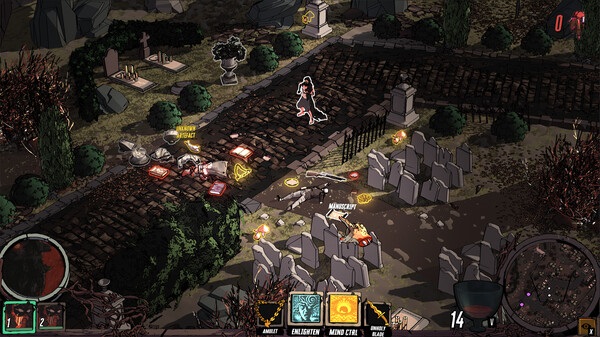 Een still met elementen uit het spel Cthulhu Keeper Een still met elementen uit het spel Cthulhu Keeper
