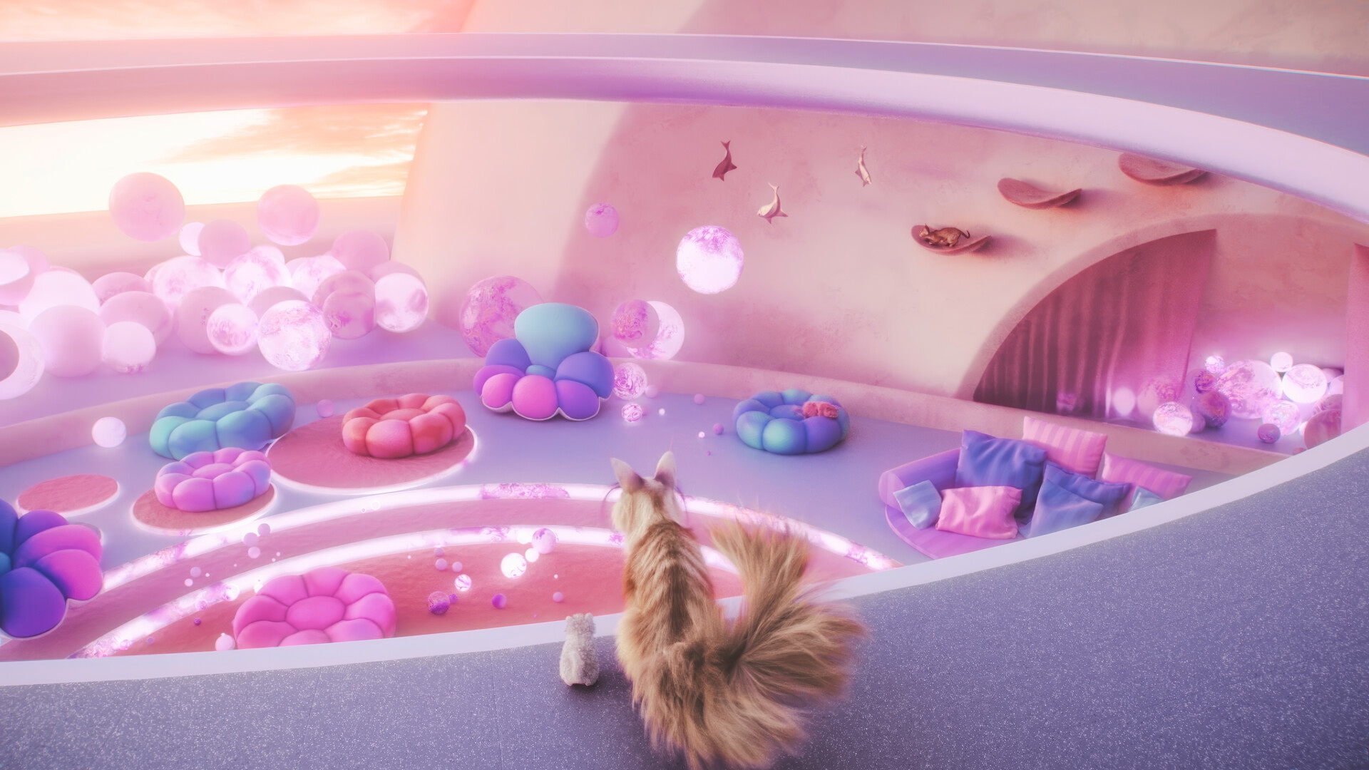 Spelers kunnen katten aanpassen Spelers kunnen katten aanpassen