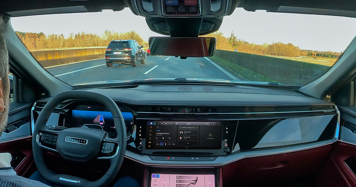 Demonstratie van de werking van STLA AutoDrive Demonstratie van de werking van STLA AutoDrive
