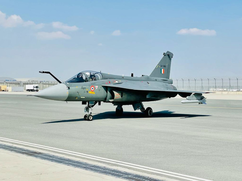 Indisch ontworpen Tejas-gevechtsvliegtuig Indisch ontworpen Tejas-gevechtsvliegtuig