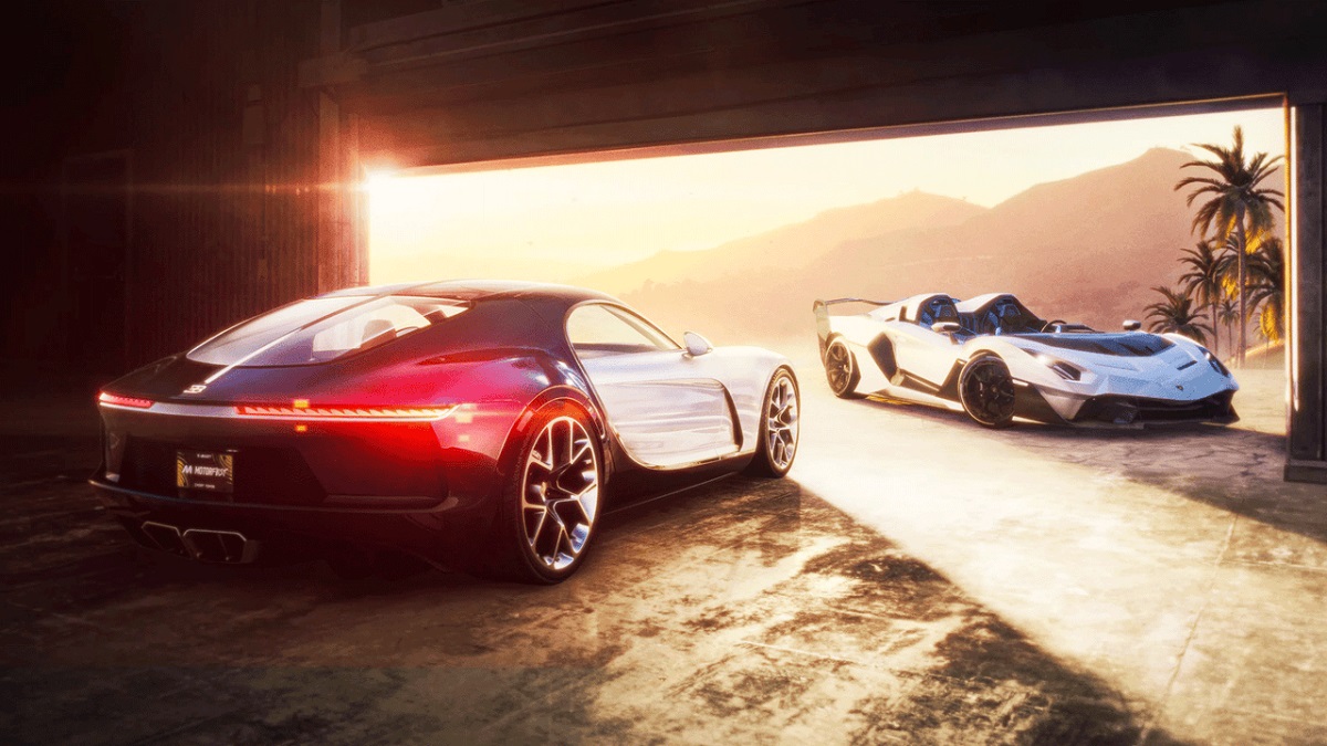 Twee luxe Bugatti en Lamborghini prototypes: de ontwikkelaars van The Crew Motorfest hebben de eerste high-end set auto's vrijgegeven Twee luxe Bugatti en Lamborghini prototypes: de ontwikkelaars van The Crew Motorfest hebben de eerste high-end set auto's vrijgegeven