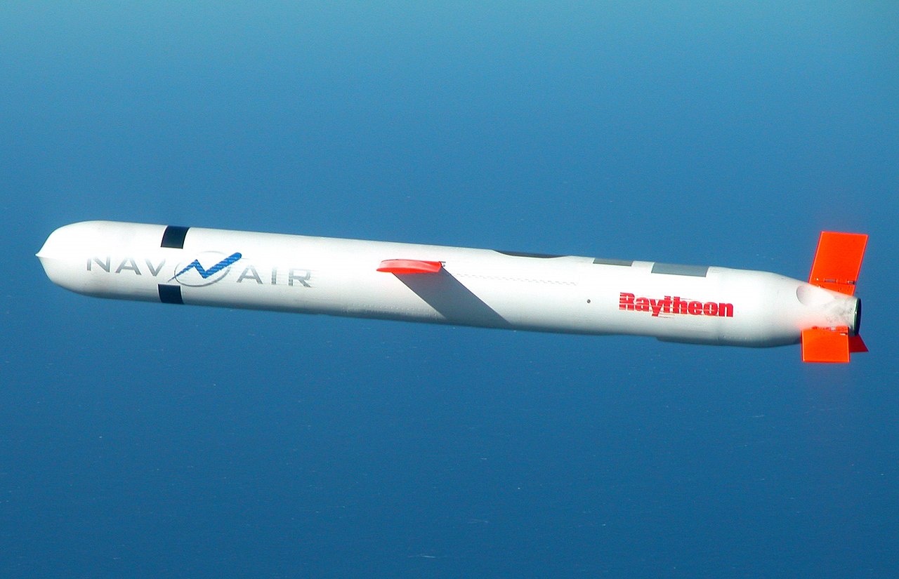 BGM-109 Tomahawk tijdens de vlucht