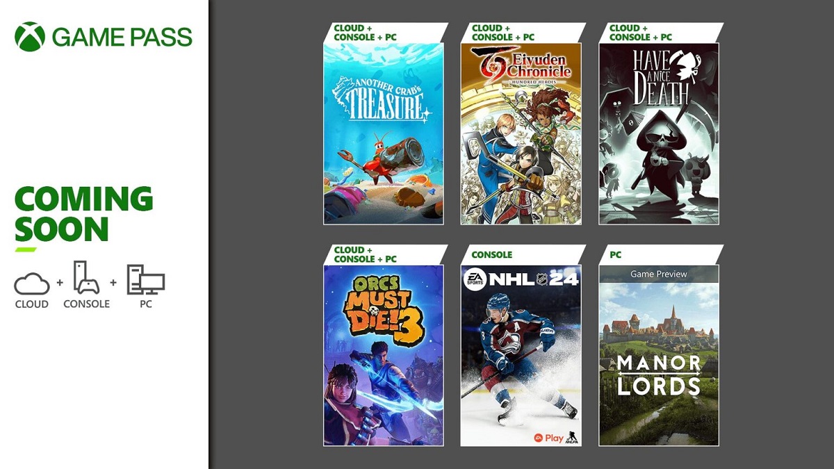 Microsoft heeft de nieuwe toevoegingen aan de Xbox Game Pass-catalogus voor de tweede helft van april onthuld, met als hoogtepunt het ambitieuze strategiespel Manor Lords. Microsoft heeft de nieuwe toevoegingen aan de Xbox Game Pass-catalogus voor de tweede helft van april onthuld, met als hoogtepunt het ambitieuze strategiespel Manor Lords.