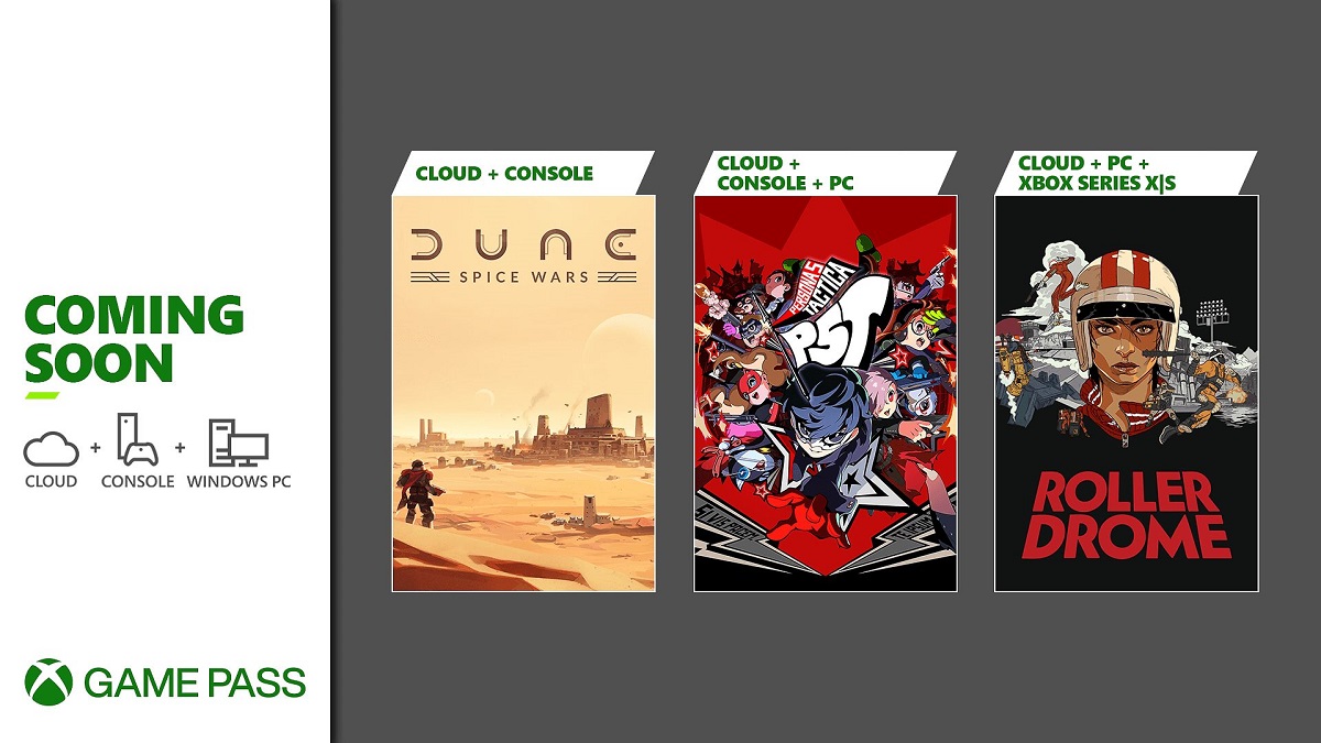 In de tweede helft van november krijgen abonnees van de Xbox Game Pass-service toegang tot vier games, waaronder Dune: Spice Wars en Persona 5 Tactica In de tweede helft van november krijgen abonnees van de Xbox Game Pass-service toegang tot vier games, waaronder Dune: Spice Wars en Persona 5 Tactica