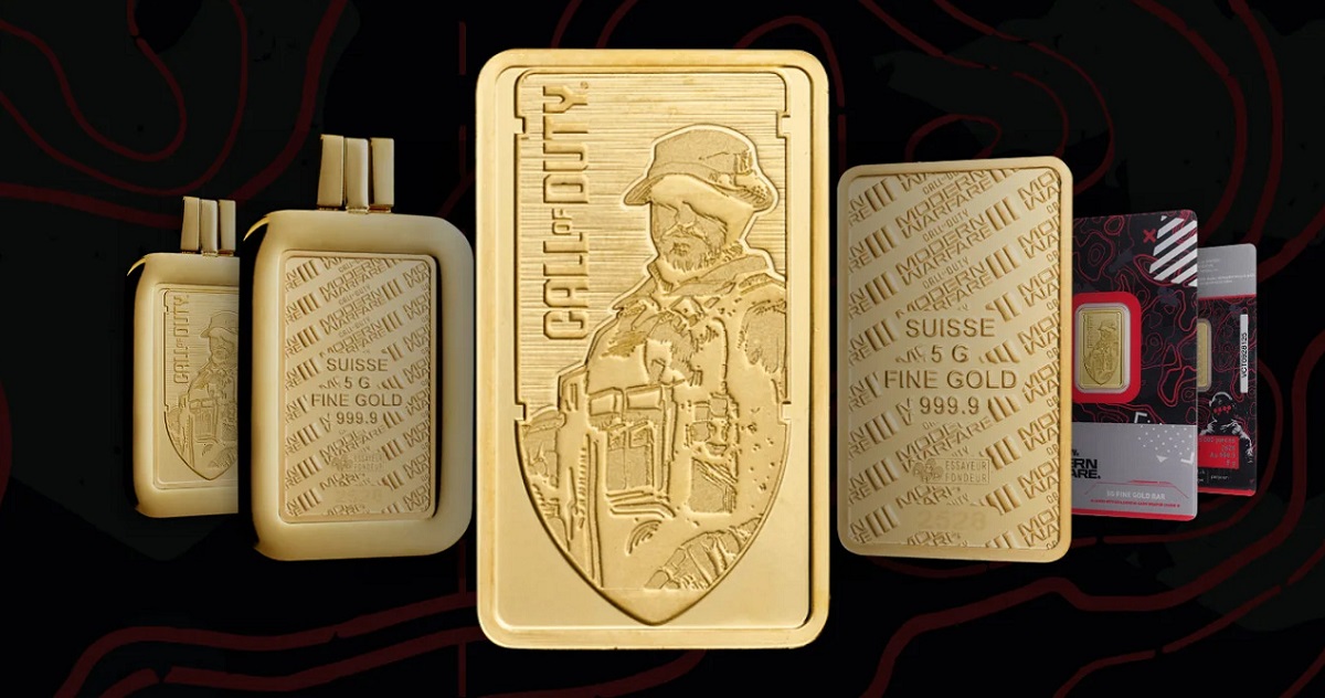 Captain Price was nog nooit zo duur: zilveren en gouden baren in beperkte oplage aangekondigd voor Call of Duty-fans Captain Price was nog nooit zo duur: zilveren en gouden baren in beperkte oplage aangekondigd voor Call of Duty-fans
