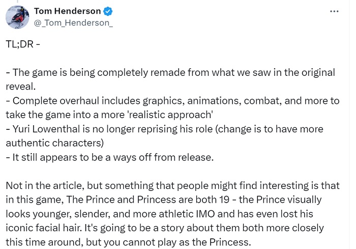 Het timbre van de stem is niet meer hetzelfde: een insider verklaart de verandering van de hoofdrolspeler in de remake van Prince of Persia: The Sands of Time-2 Het timbre van de stem is niet meer hetzelfde: een insider verklaart de verandering van de hoofdrolspeler in de remake van Prince of Persia: The Sands of Time-2