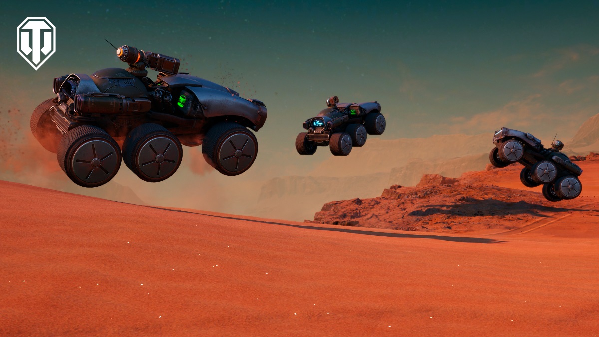 World of Tanks heeft een tijdelijk Call to Mars evenement gelanceerd, waarin gamers Mars rovers zullen besturen en in plaats van de gebruikelijke locaties ruimte landschappen zullen zijn. World of Tanks heeft een tijdelijk Call to Mars evenement gelanceerd, waarin gamers Mars rovers zullen besturen en in plaats van de gebruikelijke locaties ruimte landschappen zullen zijn.