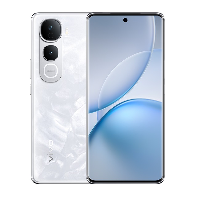 Vivo Y400 Pro 5G in de kleur Freestyle White Vivo Y400 Pro 5G in de kleur Freestyle White