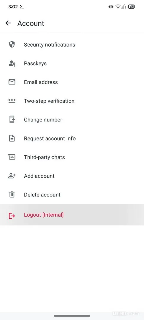 Optie om WhatsApp te verlaten met alle gegevens verwijderd Optie om WhatsApp te verlaten met alle gegevens verwijderd