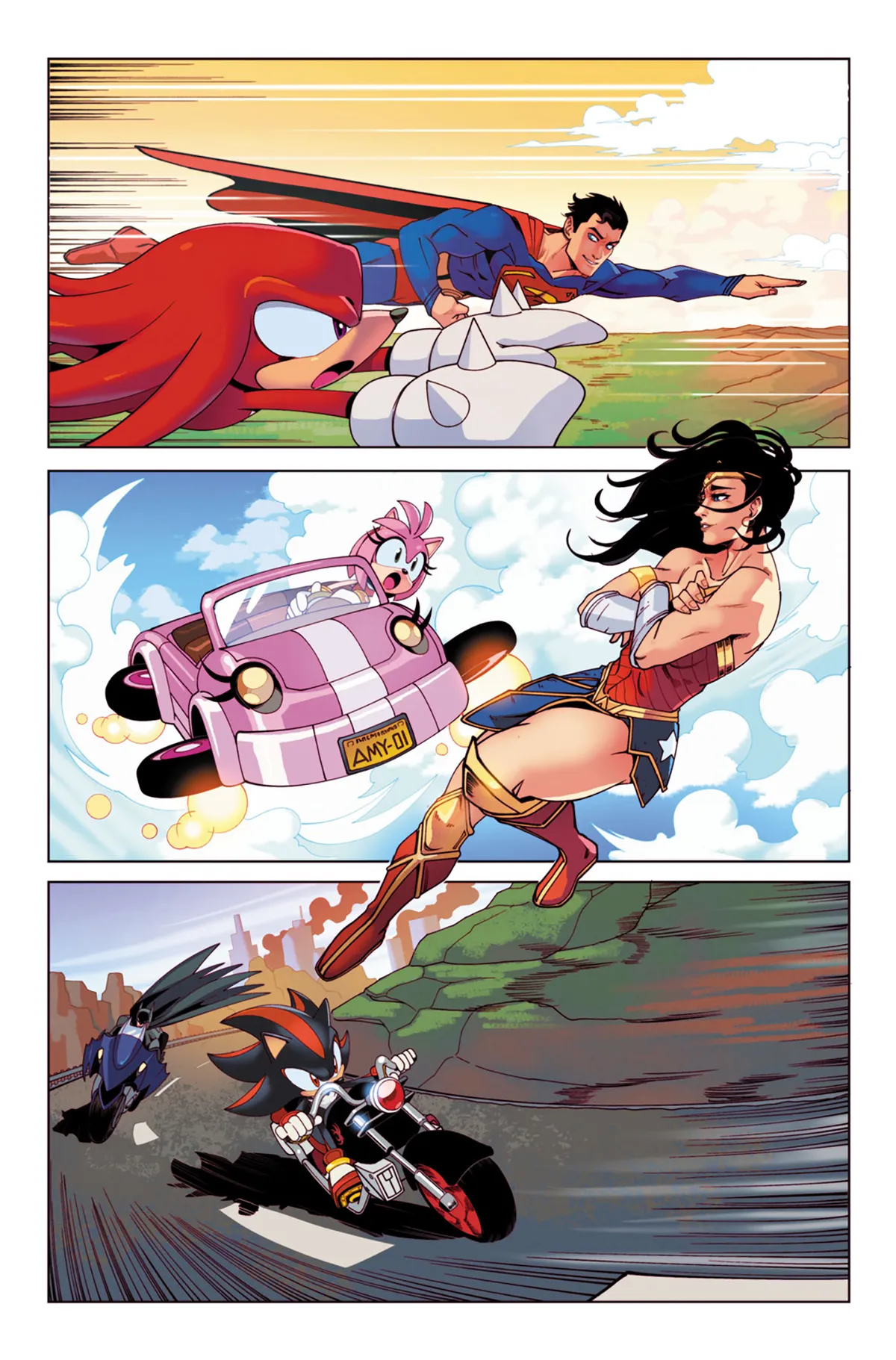 Gezamenlijke avonturen van Sonic en de Justice League Gezamenlijke avonturen van Sonic en de Justice League