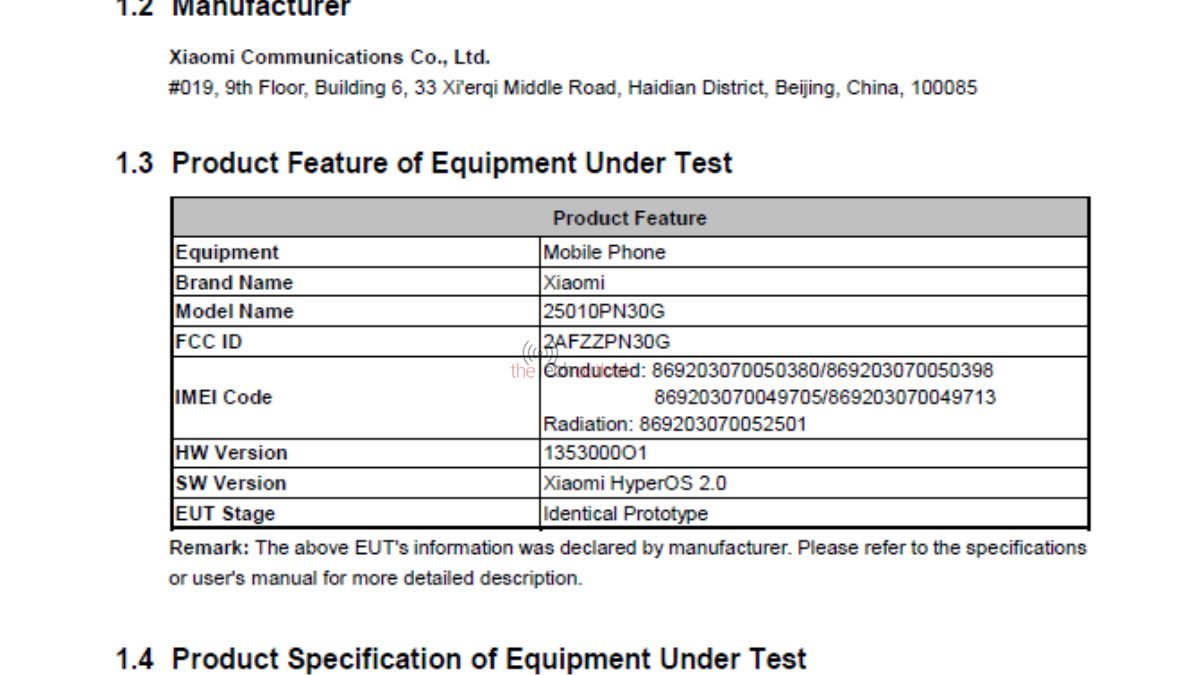 Xiaomi 15 Ultra - Wereldwijde versie op FCC Xiaomi 15 Ultra - Wereldwijde versie op FCC