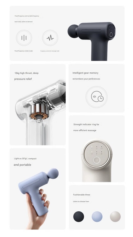 Xiaomi Mijia Fascia Gun 3 Mini Editie - Afbeelding 1 Xiaomi Mijia Fascia Gun 3 Mini Editie - Afbeelding 1