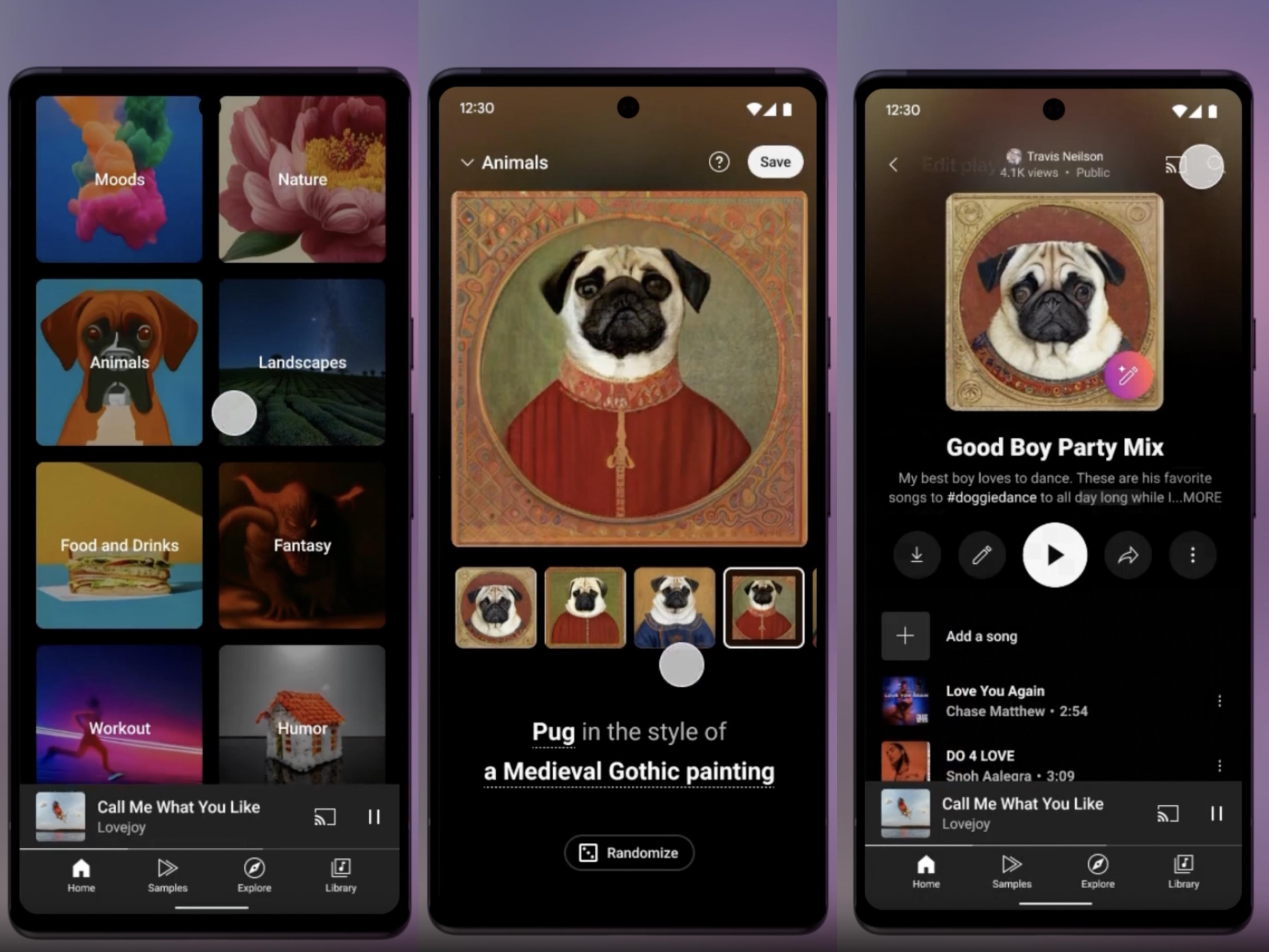 Met YouTube Music kun je nu afspeellijstillustraties maken met generatieve AI Met YouTube Music kun je nu afspeellijstillustraties maken met generatieve AI